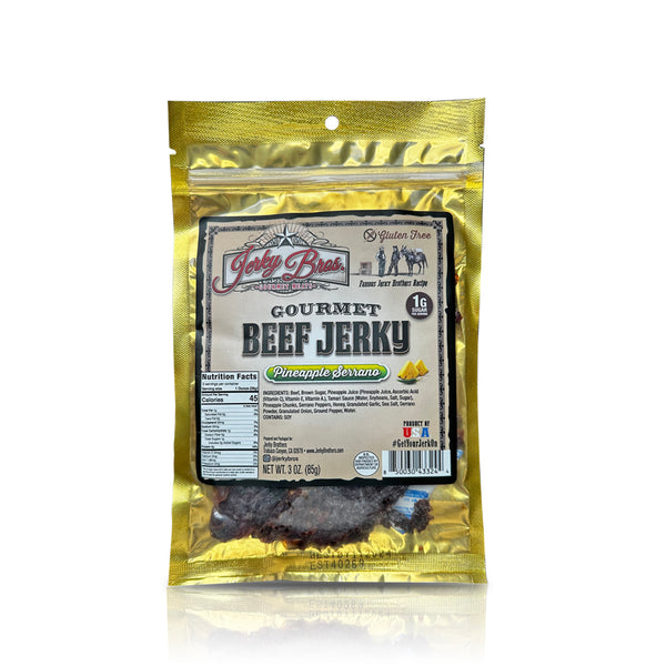 PINEAPPLE SERRANO BRISKET JERKY (1G SUGAR)