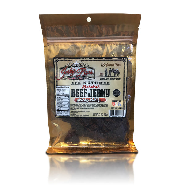 Sticky BBQ Brisket Beef Jerky